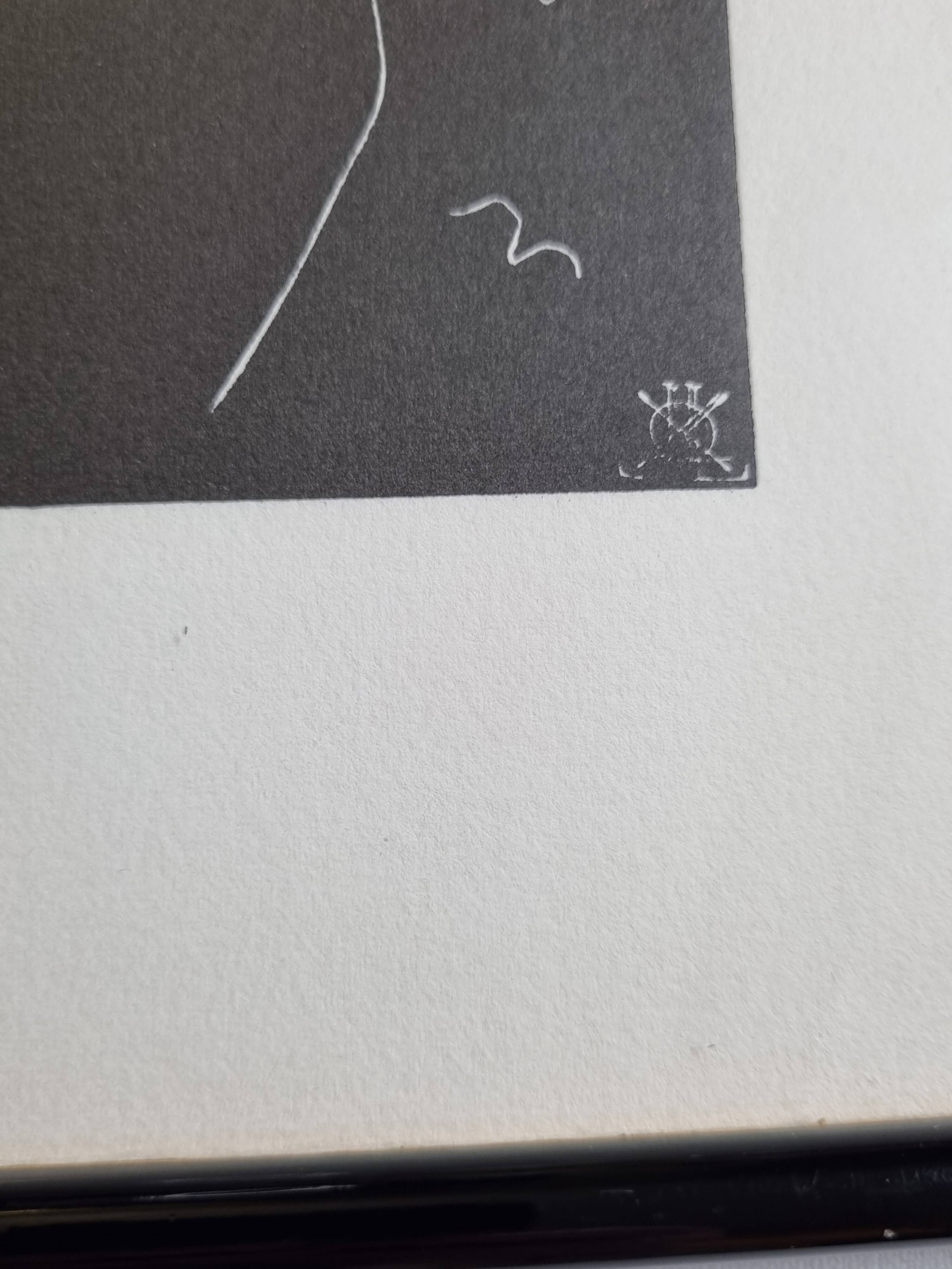 “Nude with bracelet” after Henri Matisse, Framed print from the Chalcographie du Louvre