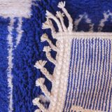 Moroccan Blue Rug - 173 x 124 cm