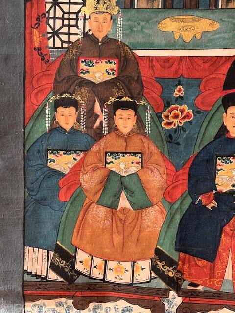 Painting, portrait of Chinese ancestors
