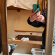 Brass mirror 31X48cm