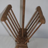 Brutalist magazine holder solid oak A