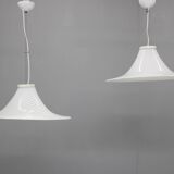 1970s Pair of Italian Pendants by Murano