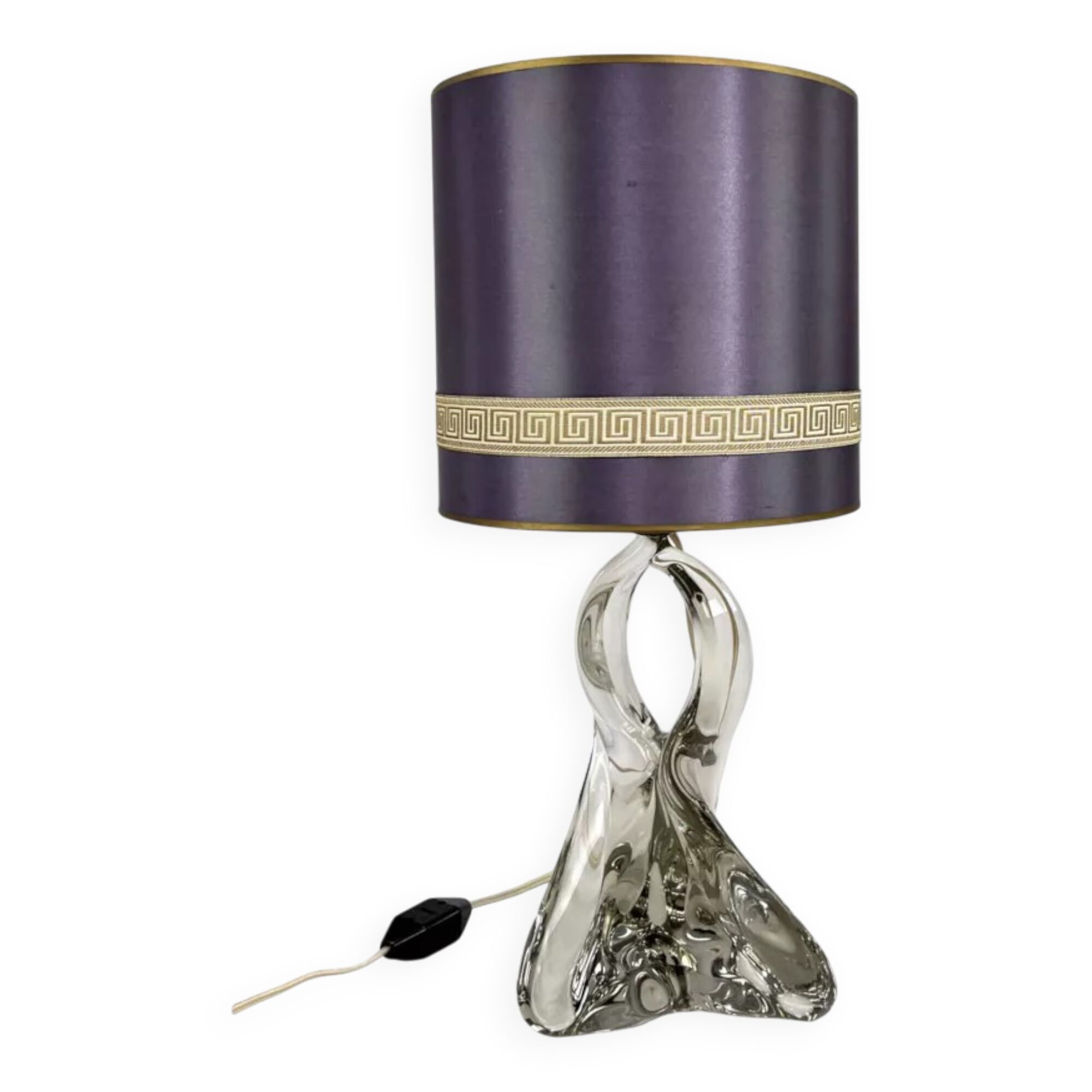 Val Saint Lambert crystal lamp