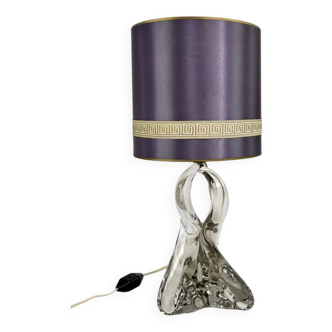 Val Saint Lambert crystal lamp
