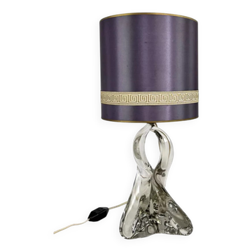 Val Saint Lambert crystal lamp