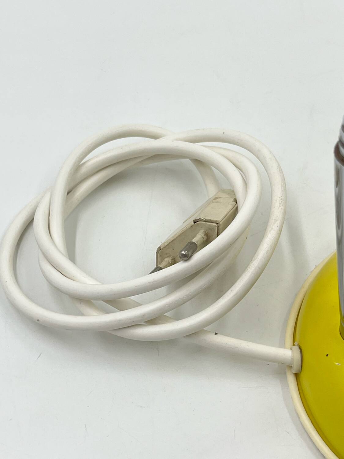 Vintage yellow desk lamp