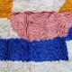 Handmade decorated Beni Ouarine rug, size 250cmx150cm