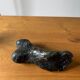 Bronze foot signed S. Gronnier and its plaster print