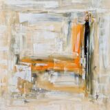 Abstract painting table