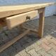 Solid oak farmhouse table
