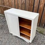 Vintage sideboard with sliding doors