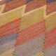 Petits ottomans kilim avec pieds en bois, turquie, set de 2
