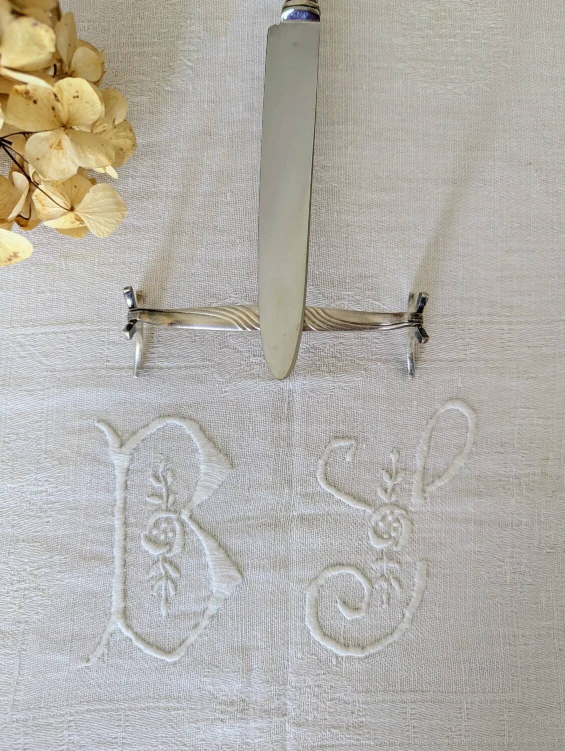 Set of 12 Christofle knife rests, Moderne 1912 model