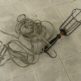 Wood and brass lamp 1930