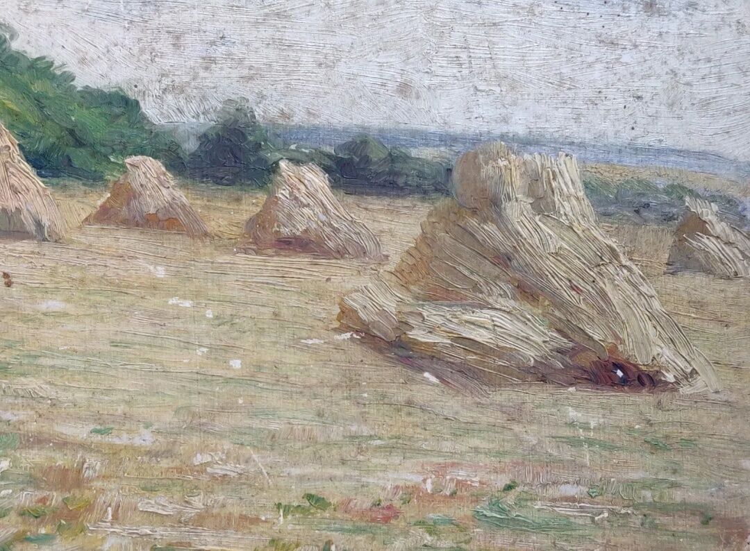 Impressionist painting The Millstones XIXth