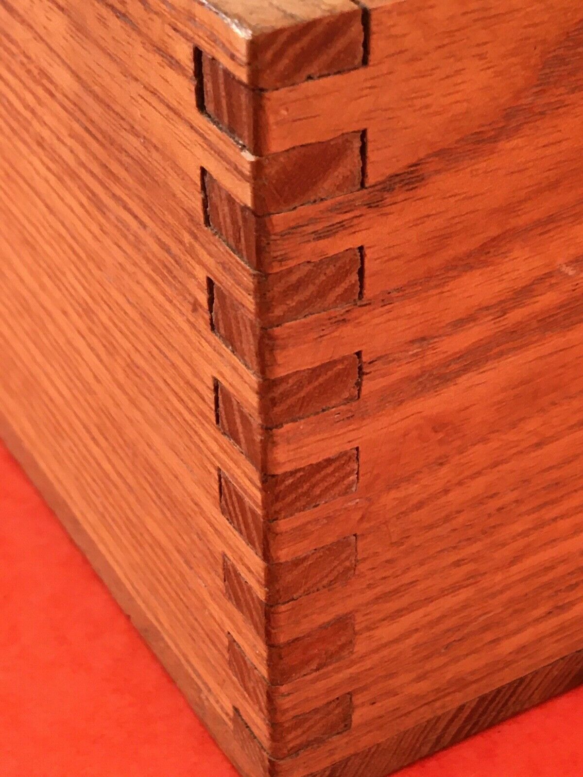 Light oak wooden box
