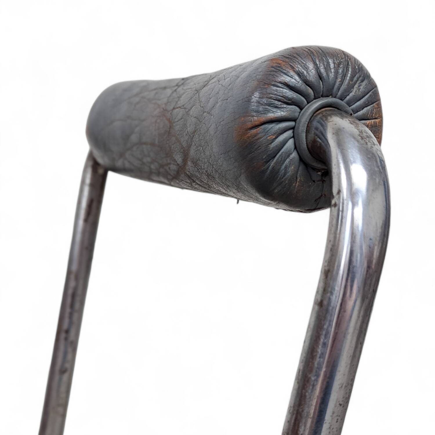 1940s modernist avantgarde tubular steel chair