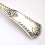 Empire ladle in silver metal SFAM - "Sans embarrass" model with winged shell laurel crown