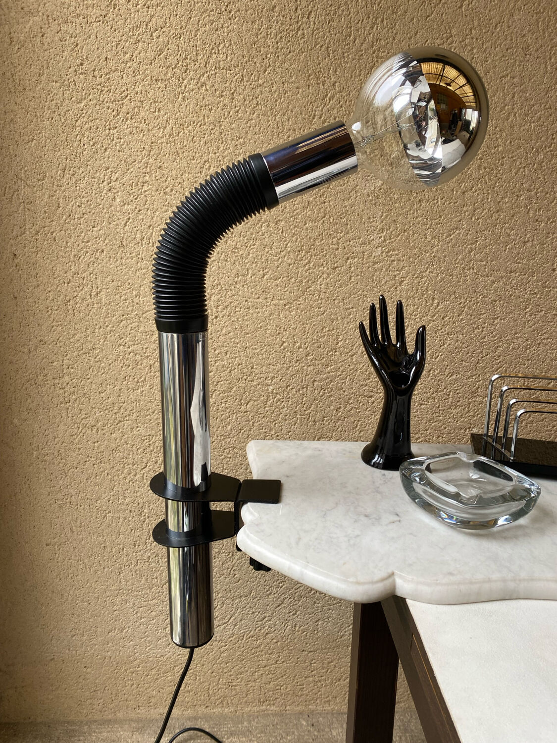 Lampe de bureau Periscopio Targetti Sankey vintage Space age italie 70