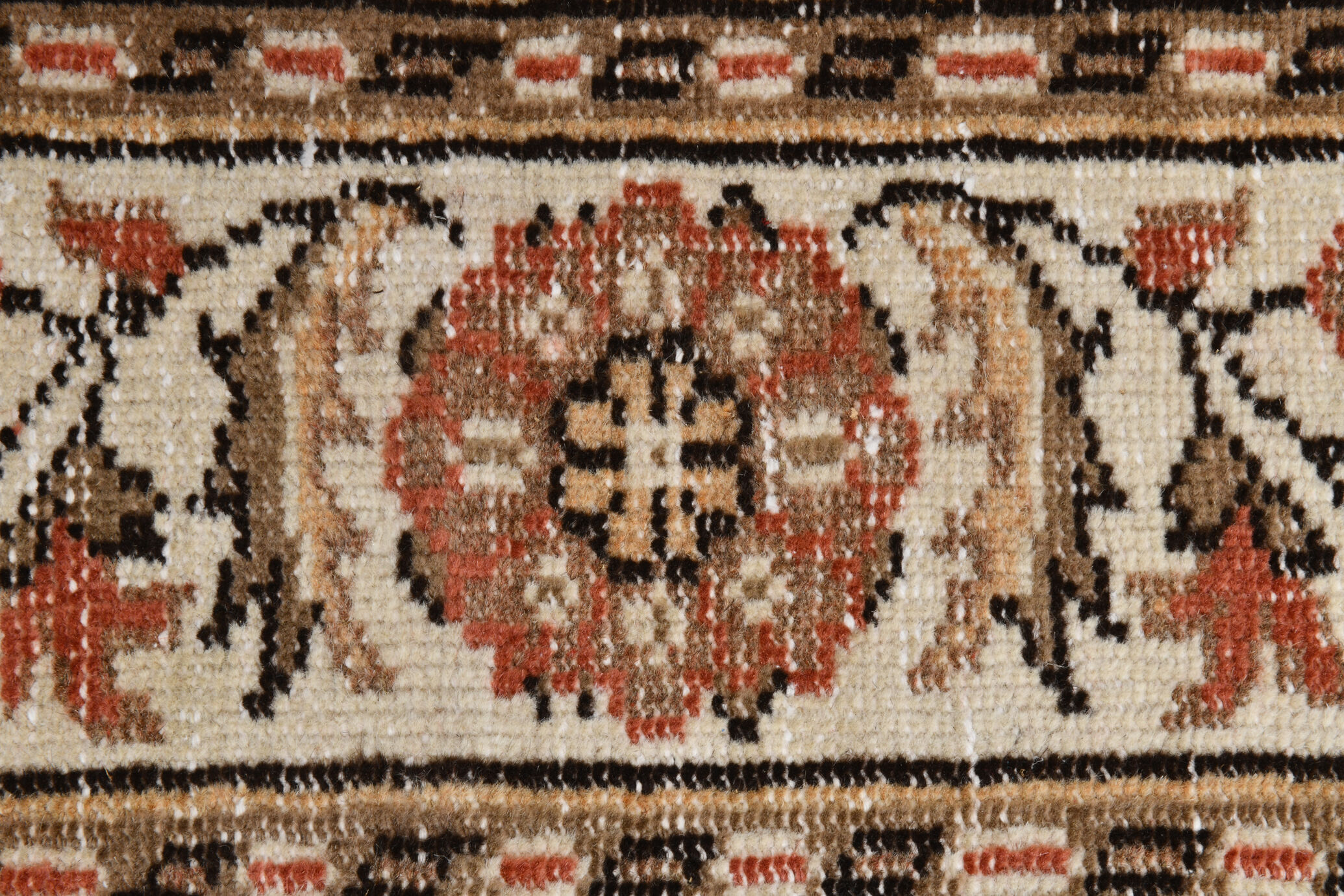 2x6 red & beige turkish runner rug 80x194cm