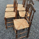 7 rustic chairs mulched oak suite