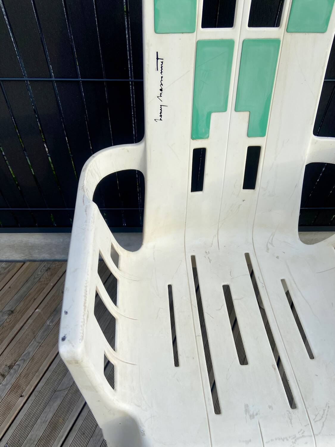 Boston garden chairs by Pierre Paulin