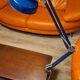 Vintage blue architect lamp