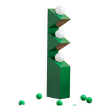 Axel green floor lamp Monoprix