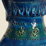 Large vintage Aldo Londi Bitossi ceramic vase pitcher