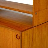 Scandinavian bookcase with cabinet
