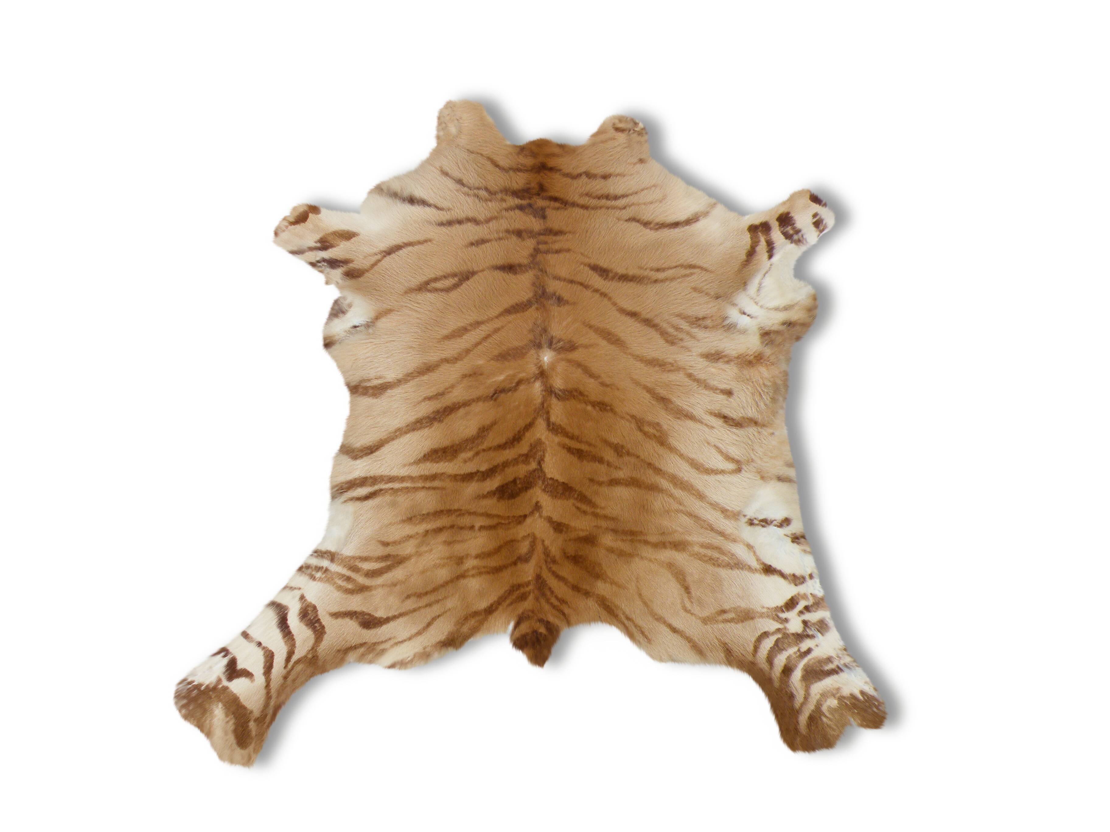 Tiger calf skin