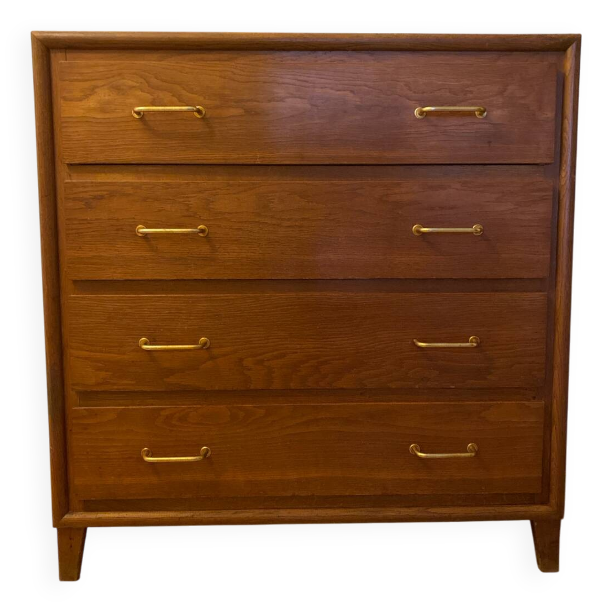 Vintage wooden chest of drawers with 4 drawers
