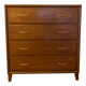 Vintage wooden chest of drawers with 4 drawers