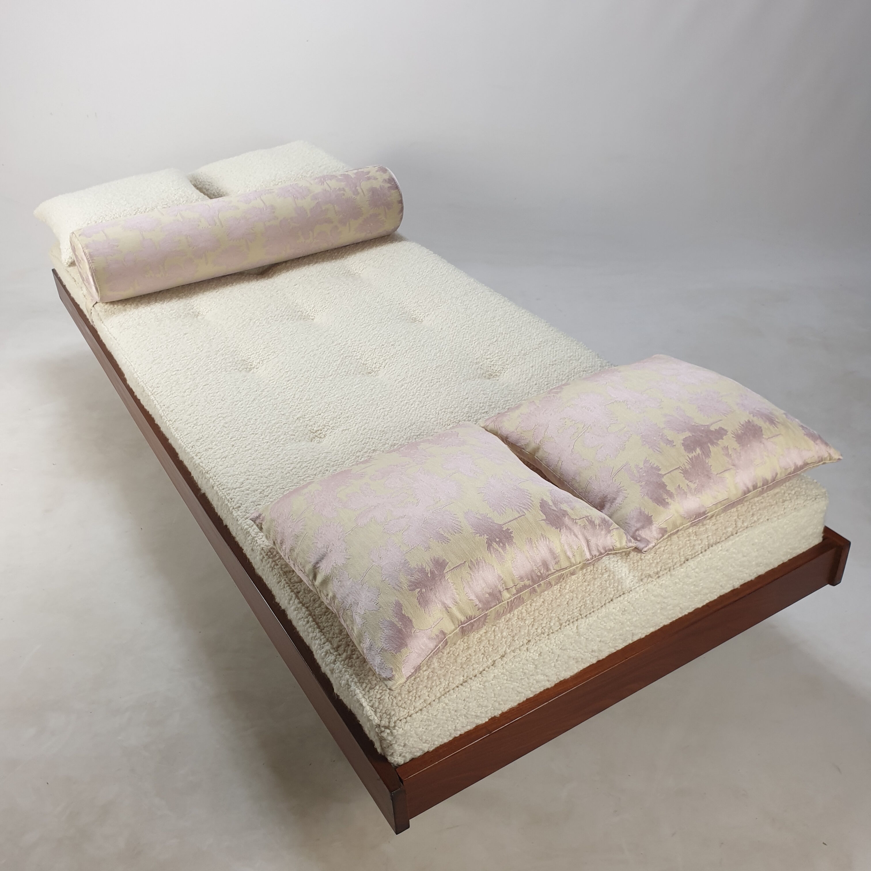 Teak Daybed with Dedar Cushions, 1960s
