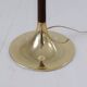 Modern mid-century brass trumpet-shaped floor lamp, Sweden, 1960s.