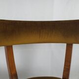 Set of two padded chamber armchairs