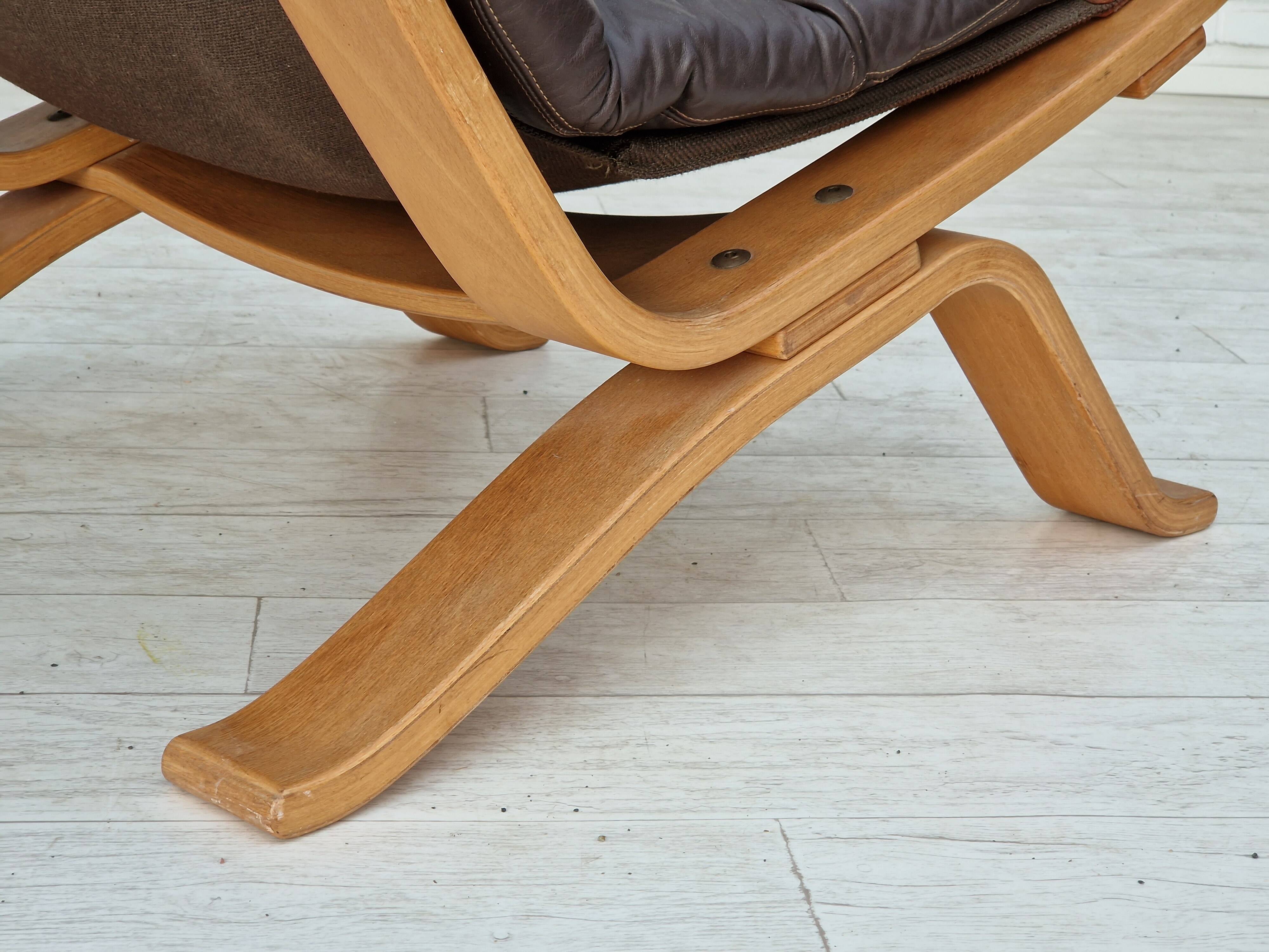 Fauteuil danois par Brammin Møbler années 70
