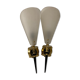 Pair of 50s wall lights