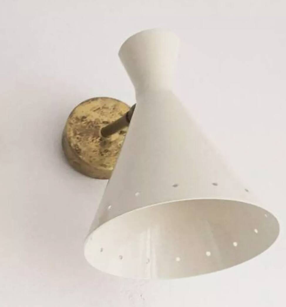 Trio of Italian wall lights from the 1950s