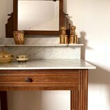 Old art deco wooden dressing table