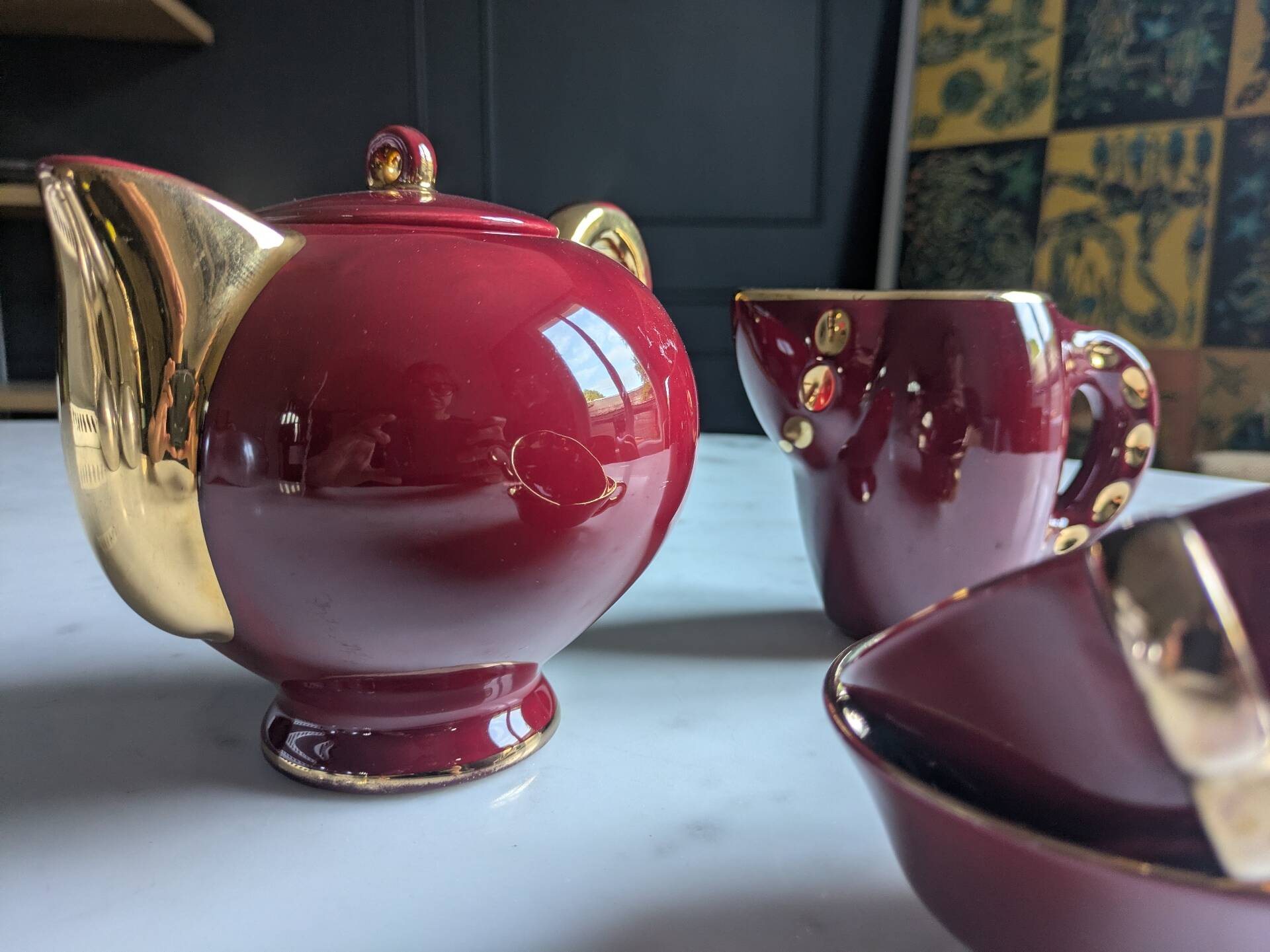 Service à thé, café de la marque Magdalith, années 50-60