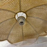 Vintage rattan pendant lamp