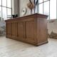 2m pine counter or central island with storage