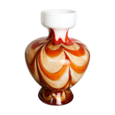Multicolor vintage Pop Art opaline Florence vase, Italy, 1970s