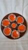 6 oyster plates Vallauris Marius Giuge