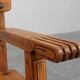 Pair of 2 Rustic carved oak side chairs, Spain ca. 1900