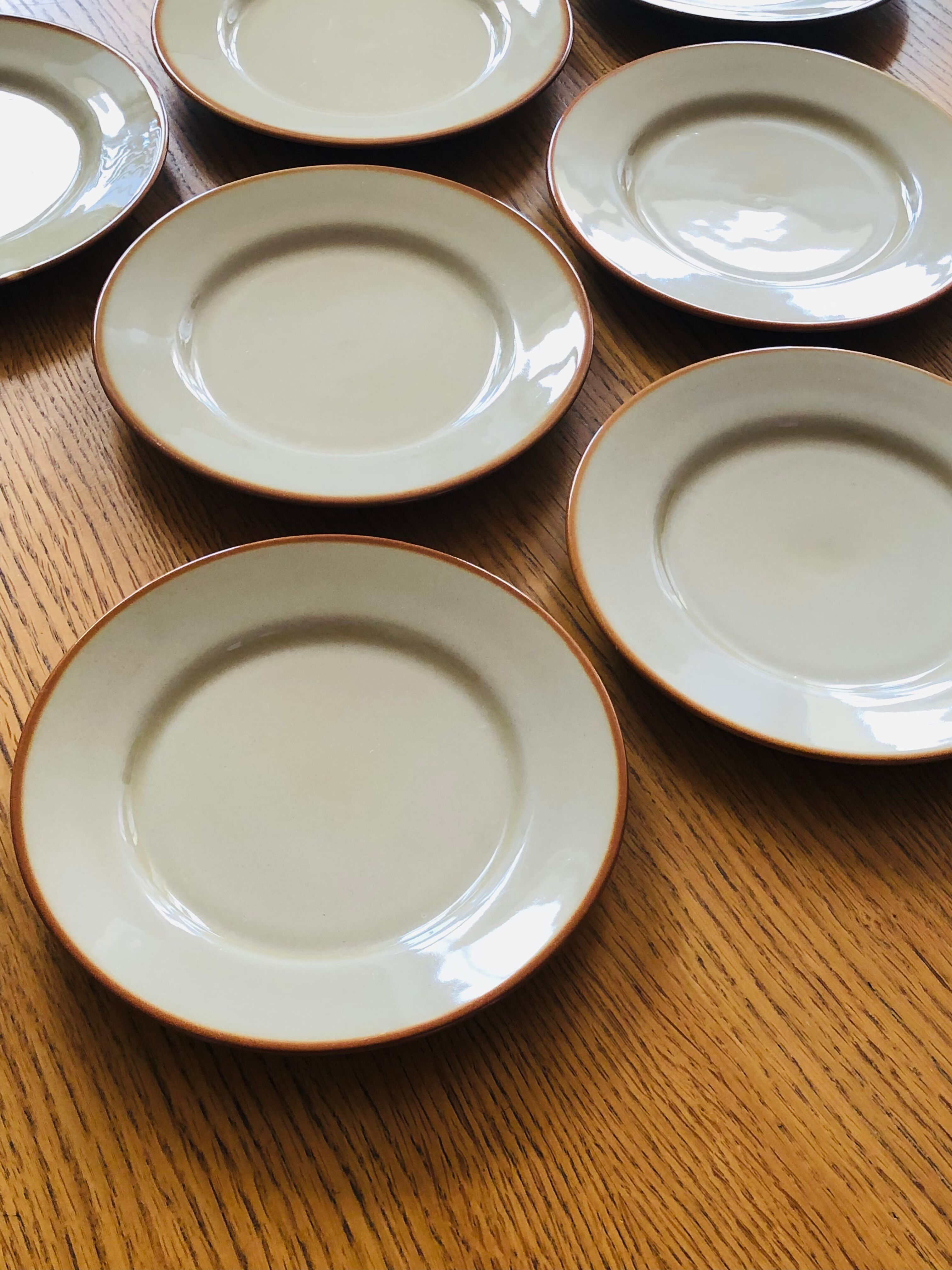 Set of 8 Tulowice dessert plates