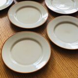 Set of 8 Tulowice dessert plates