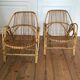 Pair of armchairs Basket Adult rattan