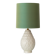 Charles Catteau Frères Keramis Pineapple Table Lamp, New Silk Shade